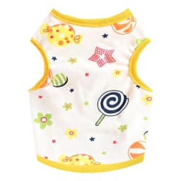 Summer Dog Vest Cute Cartoon Print Breathable Thin T-Shirt for Small Medium Dog Fashion Chihuahua Yorkshire Vest Pet Clothes