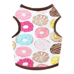 Summer Dog Vest Cute Cartoon Print Breathable Thin T-Shirt for Small Medium Dog Fashion Chihuahua Yorkshire Vest Pet Clothes
