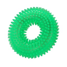 Strong Donut TPR Pet Dog Chew Toys with Squeak for Small Medium Dogs French Bulldog Corgi Border Shepherd Puppy Pets Accessories