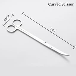 Aquarium Accessories Hard Stainless Steel Aquarium Tool Scissor Tweezers Plants Wave Scissors Fish Tank Shovels Cleaner Supplies
