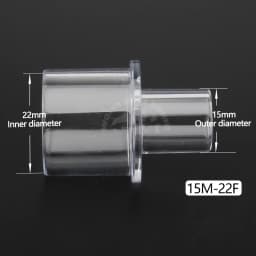 50pcs/100pcs Anesthesia Hose Connector Breathing Circuit Corrugated Tube L-Shaped Y-Shaped Connector Straight Connection Adapter