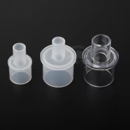 50pcs/100pcs Anesthesia Hose Connector Breathing Circuit Corrugated Tube L-Shaped Y-Shaped Connector Straight Connection Adapter