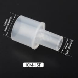 50pcs/100pcs Anesthesia Hose Connector Breathing Circuit Corrugated Tube L-Shaped Y-Shaped Connector Straight Connection Adapter