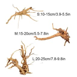 Natural Tree Trunk Aquarium Decoration Wood Artwork Decor Driftwood Branches Landscaping Ornaments Fish Tank Decor Supplies