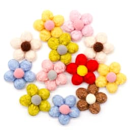 10/20pcs Flower Dog Hair Bows Handmade Dog Bow Plaid Mix Colors Cat Hair Bowknot Rubber Bands for Small Dogs Grooming Supplies