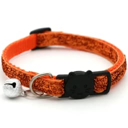 2024 Cat Collar Adjustable with Bell Breakaway Adjustable Kitten Cat Sequin Collar Neck Strap Cat Pet Supplies Puppy Accessories