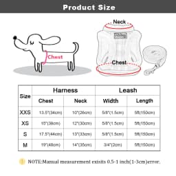 Winter Warm Dog Harness Vest Soft Padded Pet Chihuahua Puppy Harness Leash Set Adjustable For Small Medium Dogs French Bulldog
