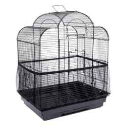 Receptor Seed Guard Nylon Mesh Bird Parrot Cover Soft Easy Cleaning Nylon Airy Fabric Mesh Bird Cage Cover Seed Catcher Guard