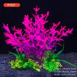 14cm/5.5inch Fish Tank Simulation Plant Aquarium Artificial DIY Decor Plants Water Grass Fish Tank Decorations