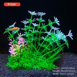 14cm/5.5inch Fish Tank Simulation Plant Aquarium Artificial DIY Decor Plants Water Grass Fish Tank Decorations