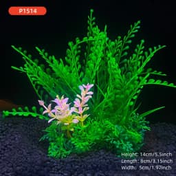 14cm/5.5inch Fish Tank Simulation Plant Aquarium Artificial DIY Decor Plants Water Grass Fish Tank Decorations
