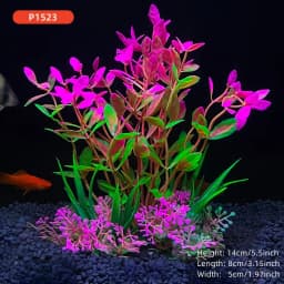 14cm/5.5inch Fish Tank Simulation Plant Aquarium Artificial DIY Decor Plants Water Grass Fish Tank Decorations