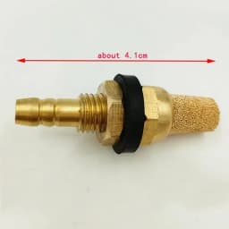 1Pcs 4MM Fish Tank Mini Air Tube Air Pump Aquarium Copper Air Bubble Stone Aquariums Accessories