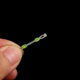 Portable Line Swivel Tool Double Head Space Bean Double Hook Silicone Fish Hook Fixed Distance Splitter Fish Line Separator