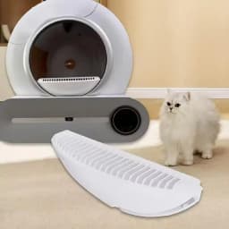 Cat Litter Box Automatic Toilet Raise The Threshold for Tonepie Litter Box Reduce Leaking Urine
