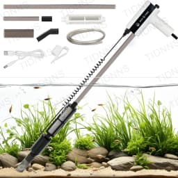 Powerful Suction Aquarium Electric Syphon Operated Fish Tank Sand Washer Vacuum Gravel Water Changer Siphon Filter Cleaner