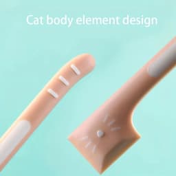 Reusable Pet Canned Spoon Silicone Pet Wet Food Mixing Spoon Pet Tableware Accessories Feeder Shovel Feeding Stirring Spoons
