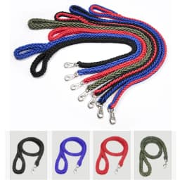 4.5ft Heavy Duty Large Dog Leash Durable Nylon Braided Lead for Small Medium Big Dogs Walking Hunting Camping Pet Accessories