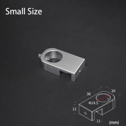 Aluminum Alloy Aquarium Water Tube Holder Water Pipe Hose Mount Bracket for 20mm Pipe Water Tube Fixed Clip Fish Tank Hose Clamp
