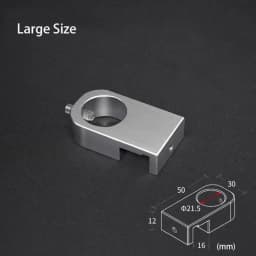Aluminum Alloy Aquarium Water Tube Holder Water Pipe Hose Mount Bracket for 20mm Pipe Water Tube Fixed Clip Fish Tank Hose Clamp