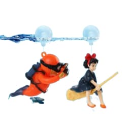Fish Tank Diver Ornaments Landscape Decoration Aquarium Gifts Popular Floating, Hayao Miyazaki Blue Fatty with Ball and Line