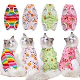 Cat Professional Recovery Suit for Abdominal Wounds or Skin Diseases Spay Suit for Female Cat Neuter Suit for Male Cats