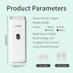 Dog Hair Clipper Electric Pet Hair Trimmer Suitable for Shaving Pet Products