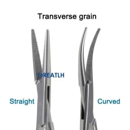 12.5cm Hemostatic Forceps Hemostatic Clamp Curved/Straight Tip Cutter Tool Stainless Steel Ophthalmic Eye Instrument