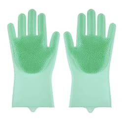 Pet Grooming Cleaning Gloves Dog Cat Bathing Shampoo Glove Scrubber Magic Dishwashing Cleanner Sponge Silicon Hair Removal Glove