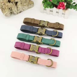Dog Collars Personalized Dog Buckle Collars Free Engraving Name ID Tags For Small Medium Large Dogs Pug Pitbull Bulldog Beagle