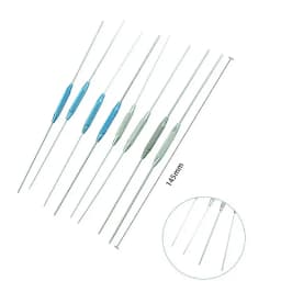 4pcs/set Stainles Steel/Titanium Double Hended Lacrimal Passage Probe Veterinary Ophthalmic Flushing Tool Eye Instrument
