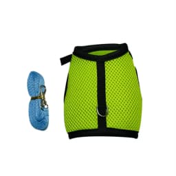 Pet Accessories Rabbit Harnesses Vest Leashes Set Soft Mesh Harness with Leash Small Animal Guinea Pig Hamsters Bunny Accessorie