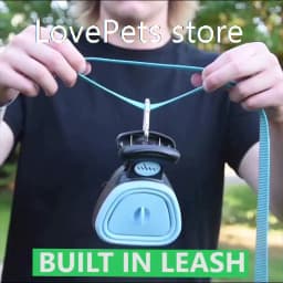 Dog Pet Travel Foldable Pooper Scooper With 1 Roll Decomposable Bags Poop Scoop Clean Pick Up Excreta Cleaner
