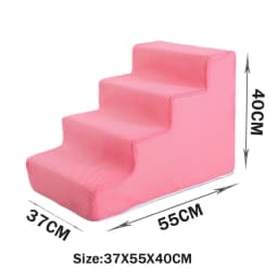 Pet Stairs Toys Cat Dog Ladder 2 3 4 Step Stairs for Dogs Puppy Ramp Detachable Sponge Pet Ladder Accessories
