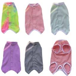 Girls Pet Dog Pajamas Puppy Cat Clothes Wrapped Belly Dog Jumpsuit Pyjamas For Small Dogs Chiwawa Pet Tracksuit Pijamas PJS XXS