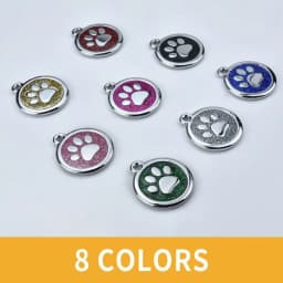 Pet ID Tags Free Engraving Pet Anti-lost Collar Pendant Personalized Puppy Name Tag Cat Paw Decoration Customized Product