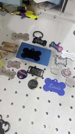 Pet ID Tags Free Engraving Pet Anti-lost Collar Pendant Personalized Puppy Name Tag Cat Paw Decoration Customized Product