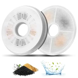 Pet Cat Dog Water Fountain Dispenser Filter Active Carbon Replacement Filter Element Suitable For Round Automatic Water Feeders