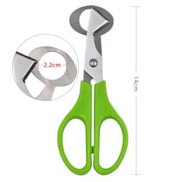 10PCS Stainless Steel Quail Egg Cutter Scissors Pigeon Bird Quail Egg Cutter Opener Cracker Kitchen Clipper Tool