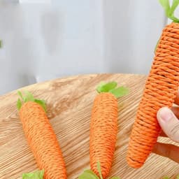 Cat Toy Audible Carrot Tickling Cat Stick High and Boring Baby Cat Molar Stick Bite Resistant Cat Scratching Board Pet Products