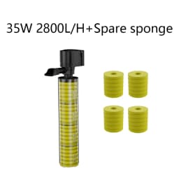 110V 220V new reinforced aquarium built-in sponge filter three-in-one circulating silent water pump oxygenation filter pump