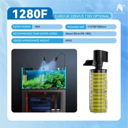 110V 220V new reinforced aquarium built-in sponge filter three-in-one circulating silent water pump oxygenation filter pump