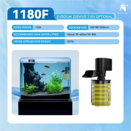 110V 220V new reinforced aquarium built-in sponge filter three-in-one circulating silent water pump oxygenation filter pump