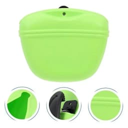 Manufacturer Silicone Pet Dog Training Waist Bag Portable Food Reward Storage Bag Puppy Snack Bag with Magnetic Clip Pet Outing