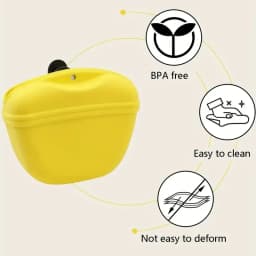 Manufacturer Silicone Pet Dog Training Waist Bag Portable Food Reward Storage Bag Puppy Snack Bag with Magnetic Clip Pet Outing