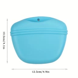 Manufacturer Silicone Pet Dog Training Waist Bag Portable Food Reward Storage Bag Puppy Snack Bag with Magnetic Clip Pet Outing