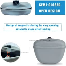 Manufacturer Silicone Pet Dog Training Waist Bag Portable Food Reward Storage Bag Puppy Snack Bag with Magnetic Clip Pet Outing