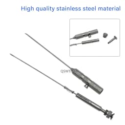 Stainless Steel Laparoscopic Forceps Closure and Hernia Suture Retriever Suture Needle Instruments Reuseable