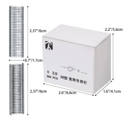 600pcs/box M nail Cages installed Chicken Duck Bird Dog cage clamp 2.0 Quail Tied dove cage clamp Rabbit staples 600/1200/1800Pc