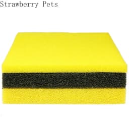 Black, blue, yellow 50cmx50cmx2cm Filtration Foam Aquarium Fish Tank Biochemical Filter Sponge Pad Skimmer Sponge Supply Tank